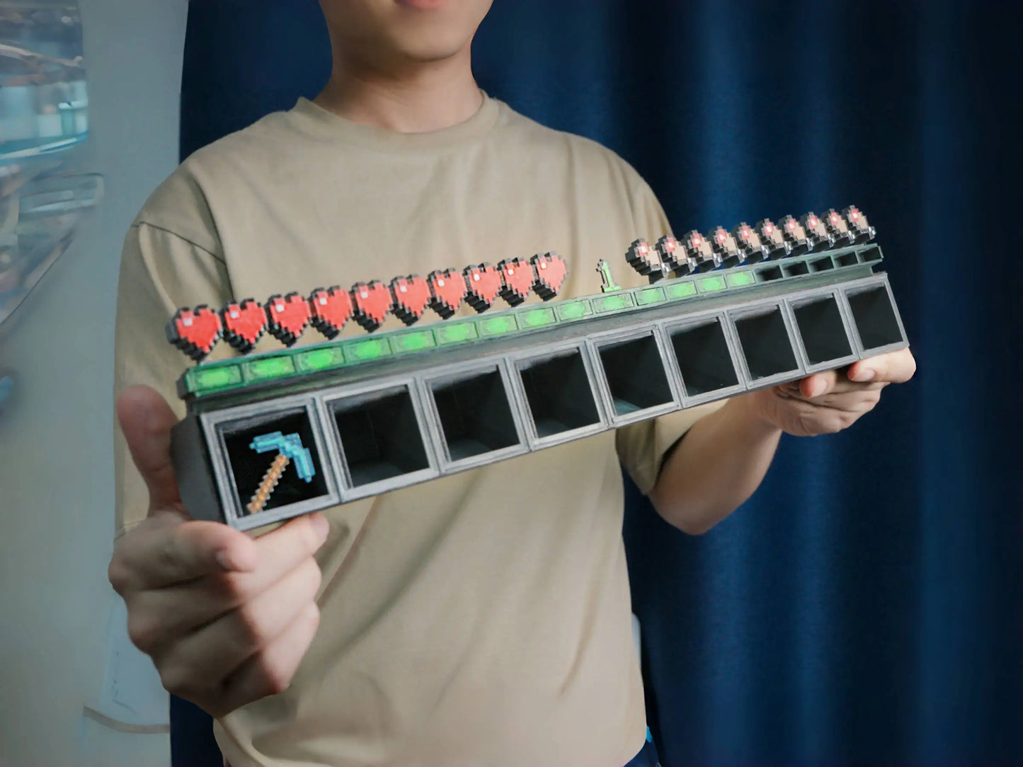 World of Blos My Minecrt Game Model Print Storage Desktop Decoration Cubes Toy for Children above 3 Years Old Boys and Girls